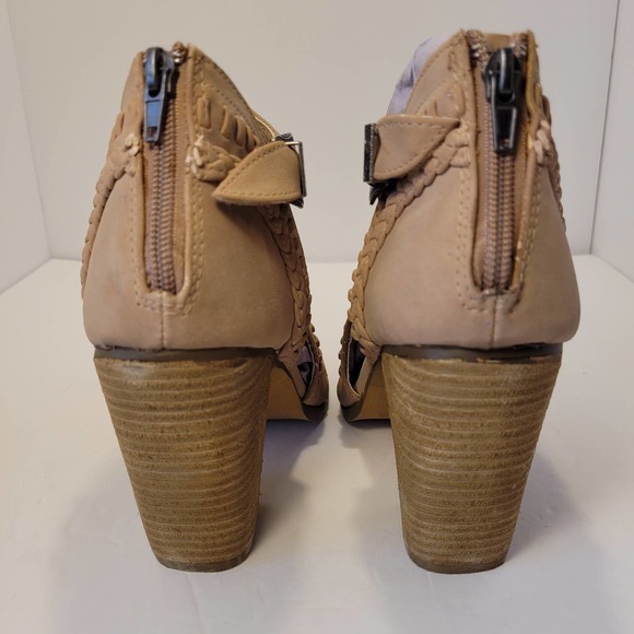 Not Rated Women's NWT‎ Nara Cutout Western Chunky Heel Booties Size 10 - Picture 5 of 11